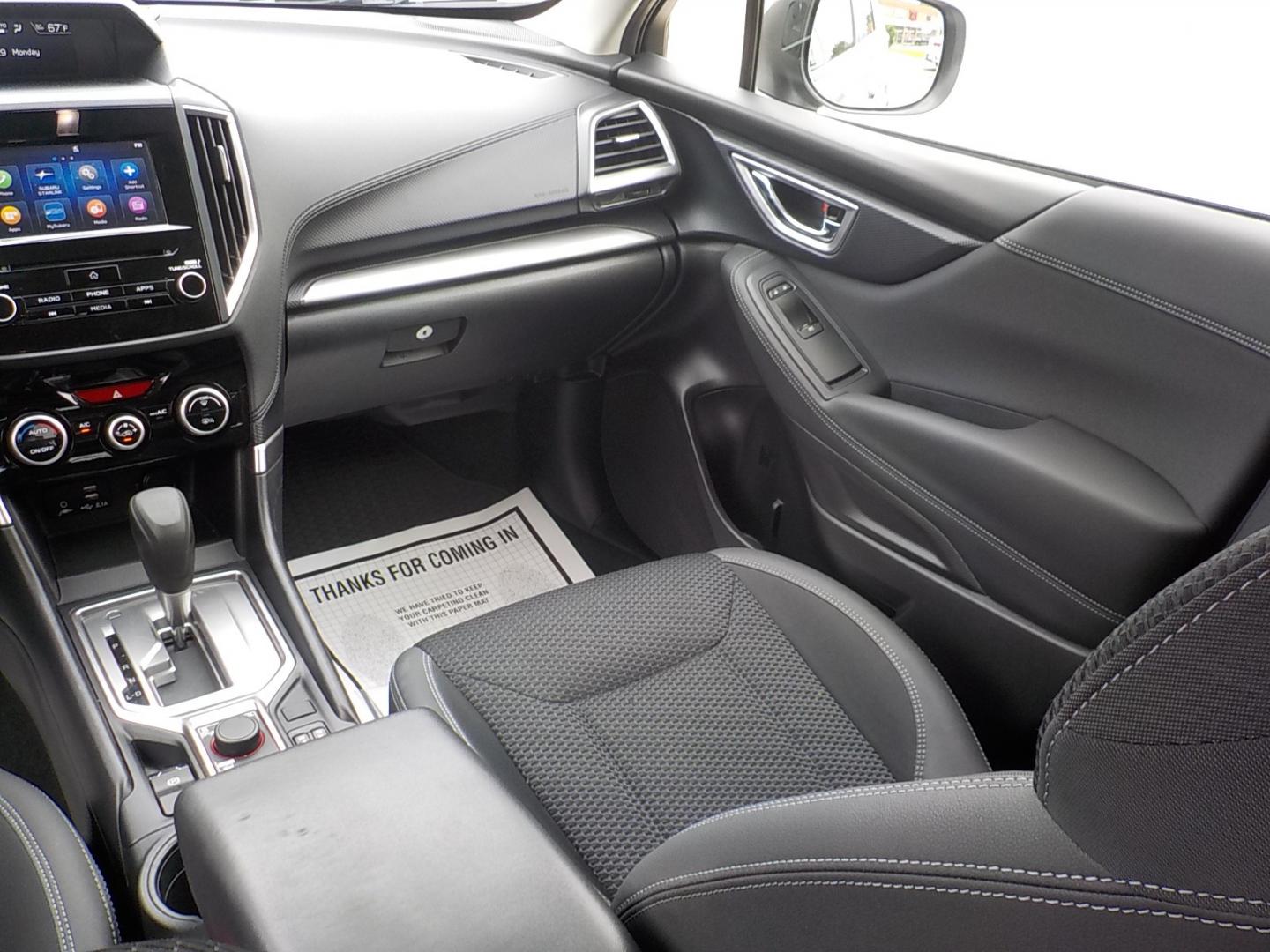 2021 Silver /Black Subaru Forester (JF2SKAJC4MH) , Automatic transmission, located at 1617 W Church Street, Livingston, TX, 77351, (936) 327-3600, 30.710995, -94.951157 - This vehicle is just BEGGIING to be taken to the mountains this summer!! Come check it out for yourself! - Photo#12